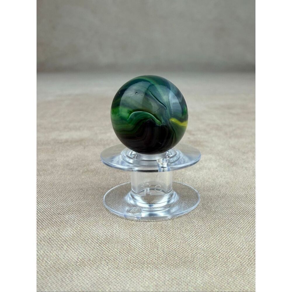 Vintage Faux Master Marble Imperial Green Swirl